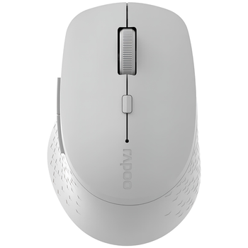 Мышь Rapoo M300L Silent беспроводная, бесшумная, с аккумулятором, 2400 DPI, light grey