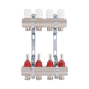 Коллектор с расходомерами Thermo Alliance Standart 1" 4 выхода SD235W4