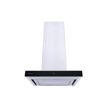 Черная мощная Т-образная кухонная вытяжка Perfelli TS 6635 I/BL 1000 LED, настенная декоративная, 60 см