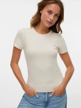 Футболка женская Vero Moda 10329978 XS Birch (5715725278898)