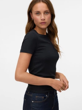 Футболка женская Vero Moda 10329978 M Black (5715725278973)