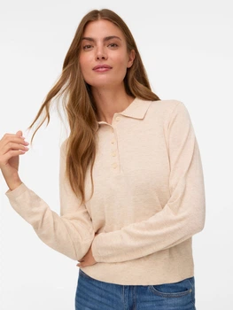 Джемпер жіночий Vero Moda 10331614 S Natural melange (5715726818314)