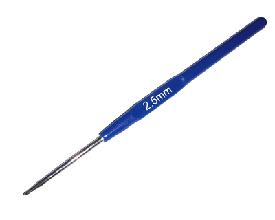 Гачок FROM FACTORY KR25 односторонній з пластмасовою ручкою №2.5/12см