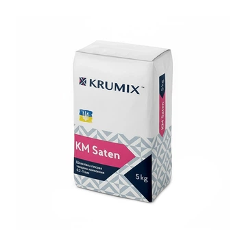 Шпаклевка финишная Krumix KM Saten гипсовая 5 кг