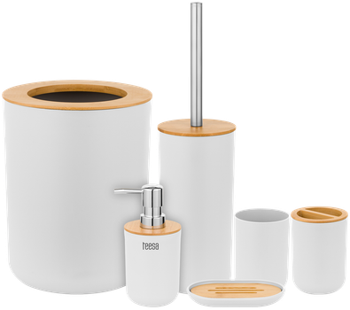Zestaw akcesoriów łazienkowych Teesa TSA0400-W