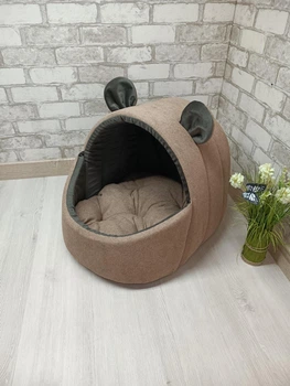 Будинок лежанка для котів та собак Animals_joy Кошик М 46*42 см(194)