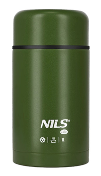 Termos obiadowy NILS CAMP NC3802 1000 ml Zielony (5908261682483)