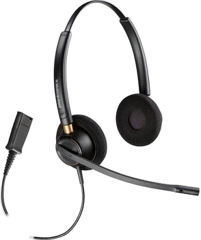 Гарнітура стерео комп'ютерна On-ear Poly EncorePro 520, Quick Disconnect, всеспрямований, чорний