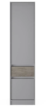 Пенал закритий Еверест Стайл-500 (50х39х203 см) Кашемір + сірий крафт