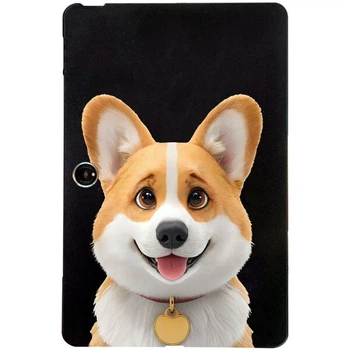 Защитный чехол Deexe Animal Series для OPPO Pad Neo / Air 2 / OnePlus Pad Go - Corgi