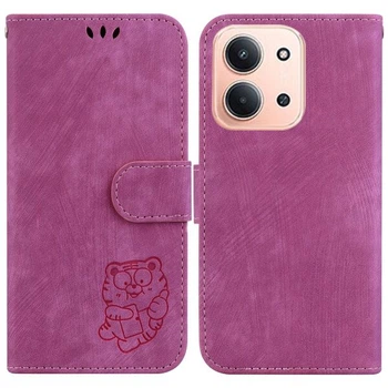 Защитный чехол Deexe Cute Tiger (FP) для Xiaomi Redmi 15C / Poco C85 - Rose