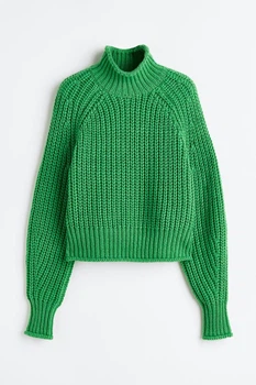 Жіночий джемпер H&M 202604-2 S(165/88) зелений (2026040003)