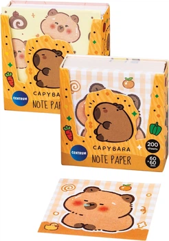 Папір для нотаток Сentrum 812792 Capybara 60х60 мм 200 аркушів х 2 шт (2000998494490)