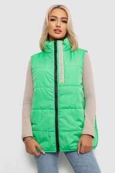 Жилет жіночий демісезонний, колір салатовий, 257R95, AGER, розмір XXXL: XXXL