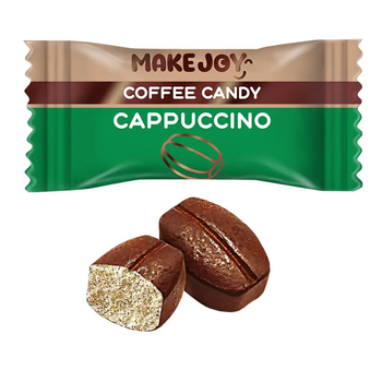 Карамель "Coffee Candy Cappuccino" (Капучіно) міні цукерка з кофеїном, 500 гр.
