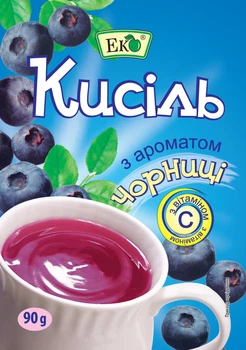 Кисіль з ароматом Чорниці Еко 90 г
