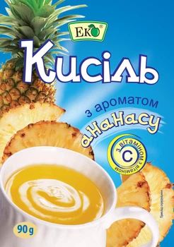 Кисіль з ароматом Ананас Еко 90 г