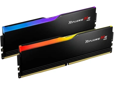 Пам'ять для настільних комп'ютерів G.Skill 64 GB (2x32GB) DDR5 6800 MHz Ripjaws M5 RGB Black (F5-6800J3445G32GX2-RM5RK)