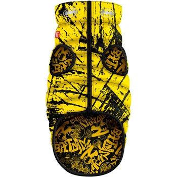 Курточка для собак WAUDOG Clothes двостороння, малюнок "Бетмен ескіз", розмір XS22 (401-1081)