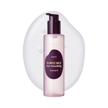 Гидрофильное масло Eqqualberry Purple Rice Pore Smoothing Cleansing Oil для снятия макияжа 200 мл