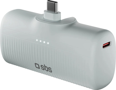 УМБ SBS EcoPower 5000 mAh 10W Grey (8018417498459)