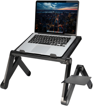 Столик для ноутбука UFT 15.6" з підставкою під мишку Black (UFT FreeTable-4)