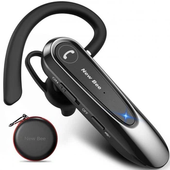 Беспроводная Bluetooth гарнитура New Bee B45 с активным шумоподавлением, встроенным микрофоном и кнопками управления