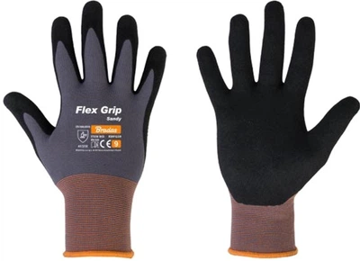 Перчатки защитные Bradas FLEX GRIP SANDY нитрил, размер 9 (RWFGS9)