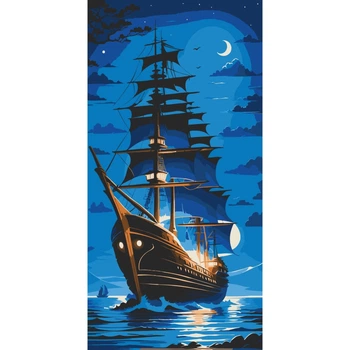 Картина по номерам Art Craft Жемчужина ночи 10566-AC 40х80 см