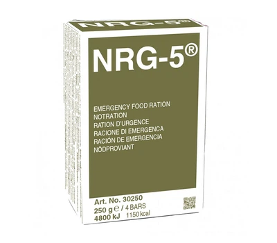 Аварійне харчування Emergency Food Брикети пшеничні NRG-5 250 г (1017-30250)
