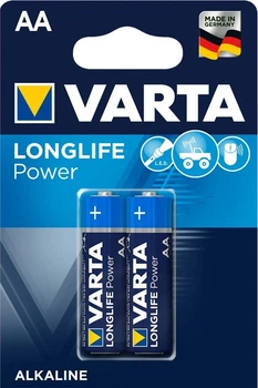 Батарейка VARTA 4906 LR06 LONGLIFE Power 2BL