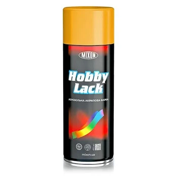 Краска металлик в баллончиках 400мл Hobby Lack Золотая