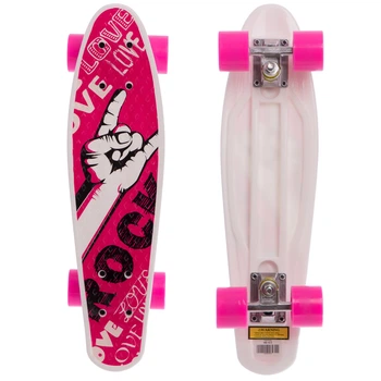 Скейт Пенни Борд Penny My Go Board Rock 13-3 White-Red-Pink