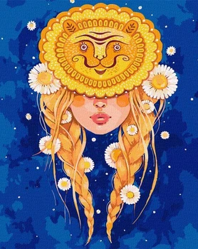 Картина за номерами Лев lesya nedzelska art 40х50 Ідейка (KHO2599)