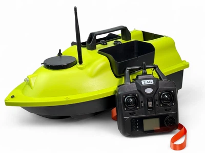 Короповий кораблик New Flytec D8, V010, V18 (3 бункера) GPS 16 ТОЧОК , АВТОПІЛОТ Жовтий