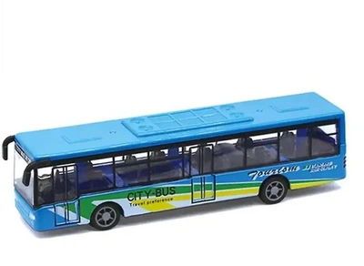 Автобус інерційний синій