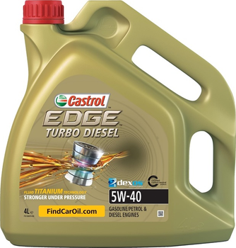 Olej silnikowy Castrol EDGE Turbo Diesel 5W40 4 l (2000510640428)