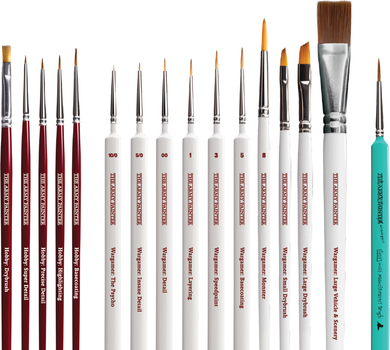 Набір пензлів The Army Painter New Brush Rack Pack 155 шт (5713799704909)
