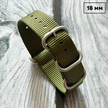 Ремешок Nato Green 18 мм Store