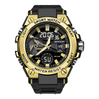 Наручные часы Sanda 3311 Black-Gold Store