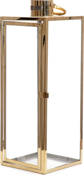 Latarnia Homla Tondo złota 14 x 14 x 39 cm (5904183806891)