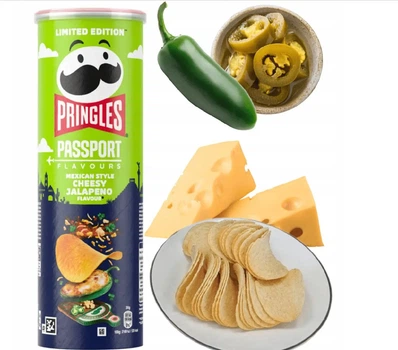 Чипсы Pringles Passport Mexican Stule Cheesy Jalapeno Flavour 165 г