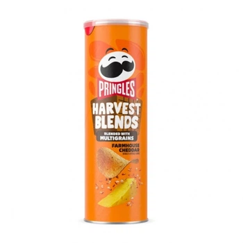 Чипсы Pringles Harvest Blends Multigrains Farmhouse Cheddar 158 г