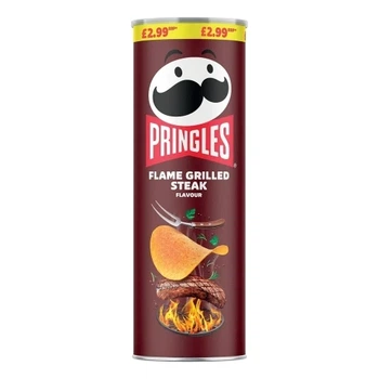 Чипсы Pringles Flame Grilled Steak Стейк-Гриль 165 г