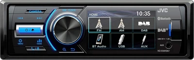 Автомагнитола JVC KD-KD-X561DBT / 3" / Bluetooth / USB / AUX / DAB+ / 1DIN Б/В