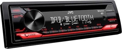 Автомагнитола JVC KD-DB622BT / Bluetooth / AUX / USB / CD / DAB+ / 1DIN Б/В
