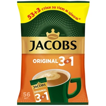 Напиток кофейный Jacobs Original 3в1 56*12 г