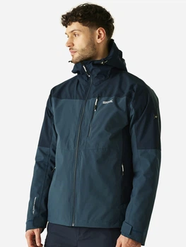 Куртка демисезонная с капюшоном мужская Regatta Wentwood RMP432-ZSS 2XL Синяя (5063516128953)