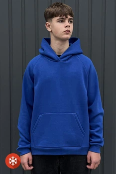 Утеплене худі ONE синього кольору L/XL (8000367)