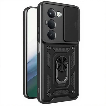 Чохол Fiji Camera Defence для Xiaomi Redmi 15 бампер із захистом камери та підставкою Black